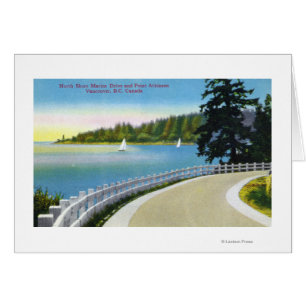 Nordküste Schifffahrt Ansicht Point Atkinson