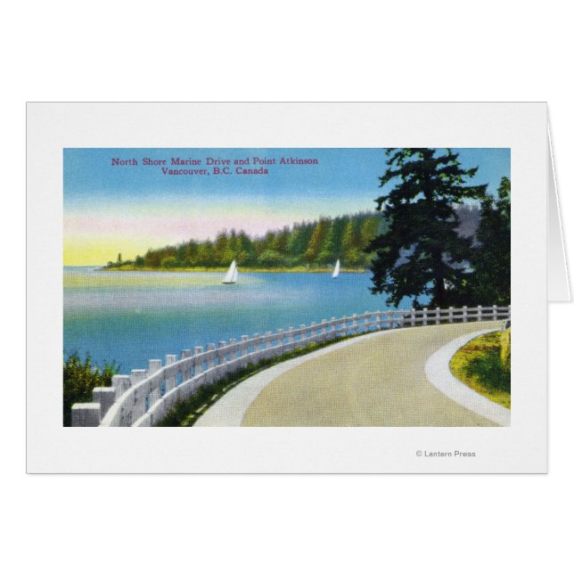 Nordküste Schifffahrt Ansicht Point Atkinson (Vorderseite (Horizontal))