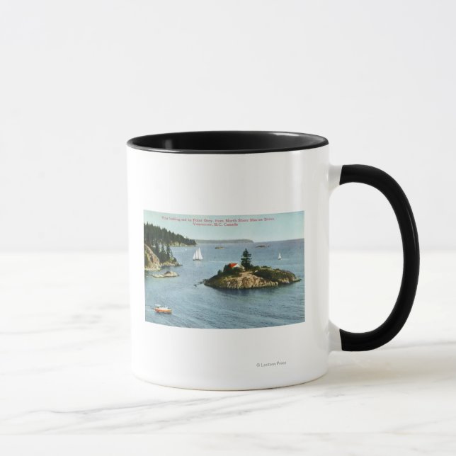 Nordküste Schifffahrt Sicht auf Point Gray Tasse (Rechts)