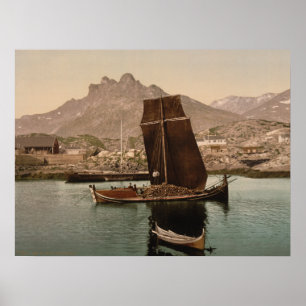 Nordlandbaat, Nordland, Norwegen Poster