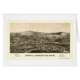 NordLeominster, panoramische Karte MAs - 1887