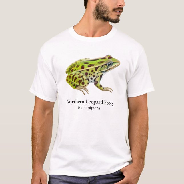 Nordleopard-Frosch-T - Shirt (Vorderseite)