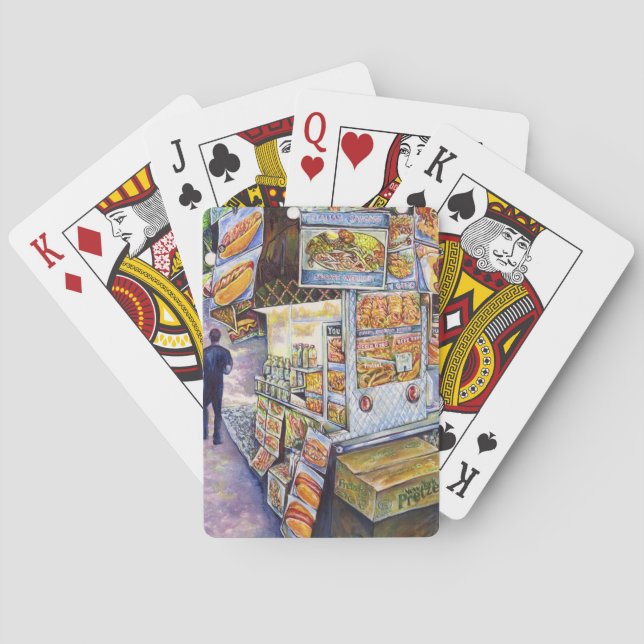 Nördlich des Zirkus Spielkarten (Rückseite)