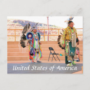 Nordliche Amerikanische Ureinwohner Postkarte