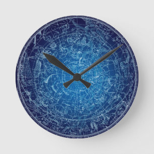 Nördliche Hemysphere Himmelkonstellationen Runde Wanduhr
