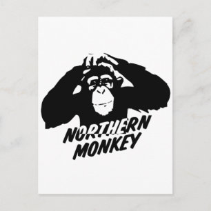 Nördlicher Affe Postkarte