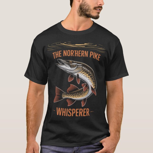 Nördlicher Hecht-Flüsterer T-Shirt (Vorderseite)