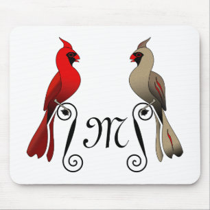 Nördlicher Kardinal SongBird Mousepad