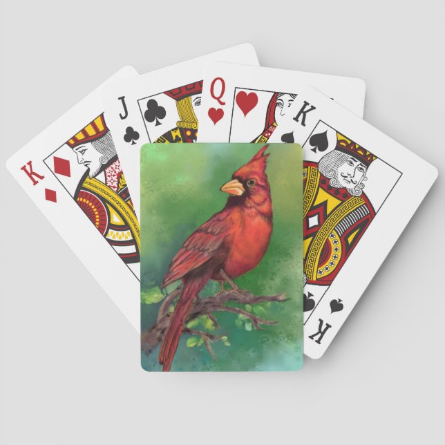 Nördlicher Kardinal Spielkarten (Rückseite)