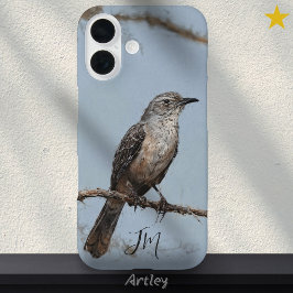 Nördlicher Mockingbird-Malerei-Individuelle Name iPhone 16 Hülle
