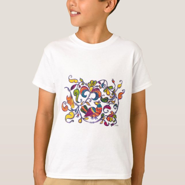 Nördlicher Vogel aus Russland T-Shirt (Vorderseite)