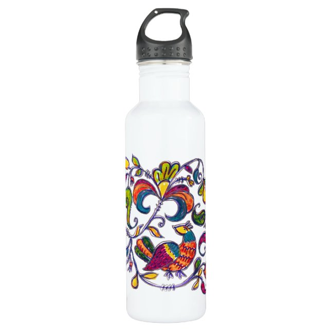 Nördlicher Vogel Trinkflasche (Vorderseite)