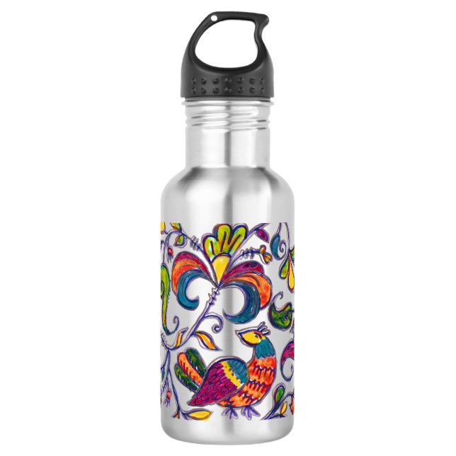 Nördlicher Vogel Trinkflasche (Vorderseite)