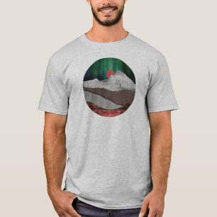 Nördliches Bergpolarlicht T-Shirt