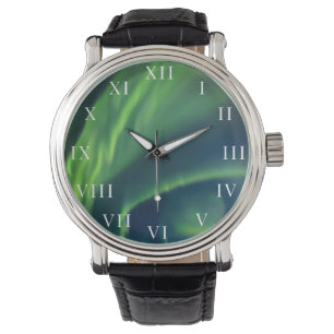 Nördliches Licht Aurora Borealis Arktis Alaska Armbanduhr
