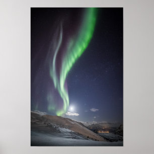 Nördliches Licht Norwegen Poster
