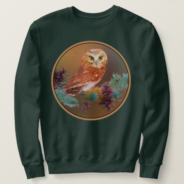 Nördliches Sägeruch Sweatshirt (Design vorne)