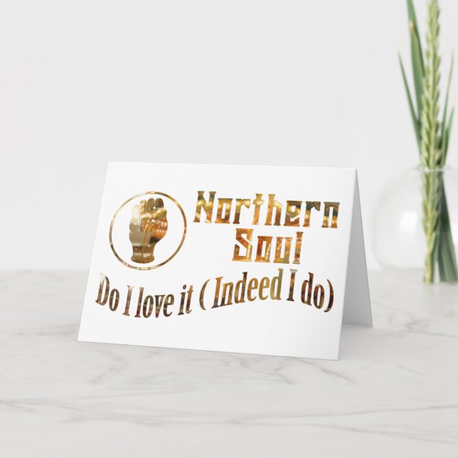 Nördliches Soul Liebe es - Gold Karte (Vorderseite)