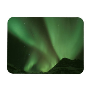 Nordlicht, Aurora borealis an den Ausläufern der Magnet