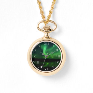 Nordlicht Aurora Borealis Arktis Alaska Armbanduhr