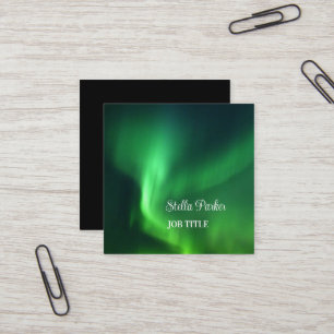 Nordlicht Aurora Borealis Visitenkarte