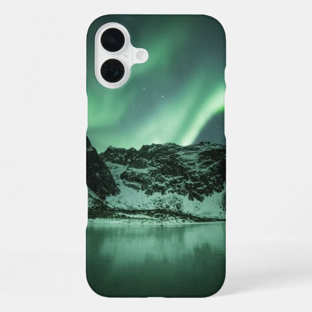 Nordlicht iPhone 16 Plus Hülle (Rückseite)