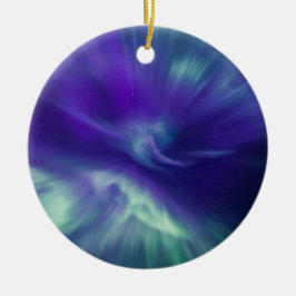 Nordlicht Keramik Ornament