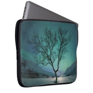 Nordlichtbaum Laptopschutzhülle