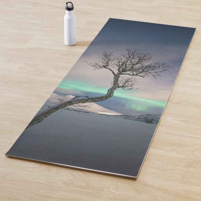 Nordlichtbaum Yogamatte (Beispiel)