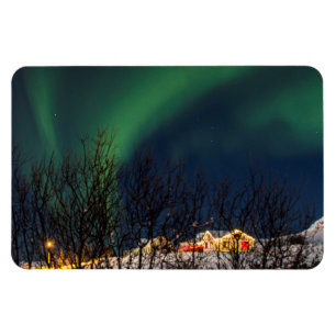Nordlichter - Aurora Borealis Island Magnet
