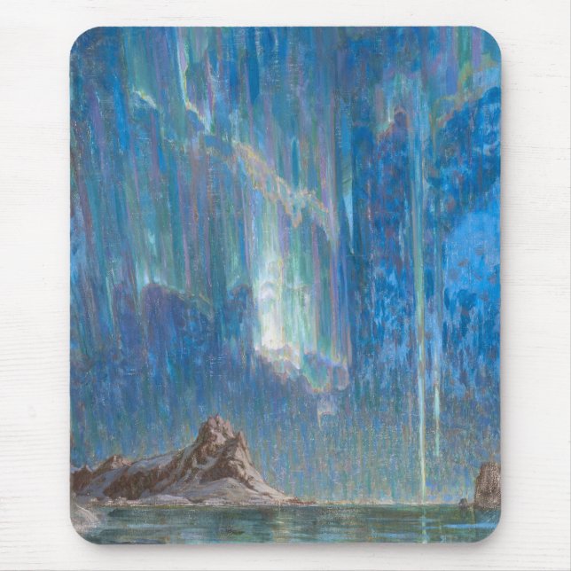 Nordlichter aus Nordnorwegen (Aurora) Mousepad (Vorne)