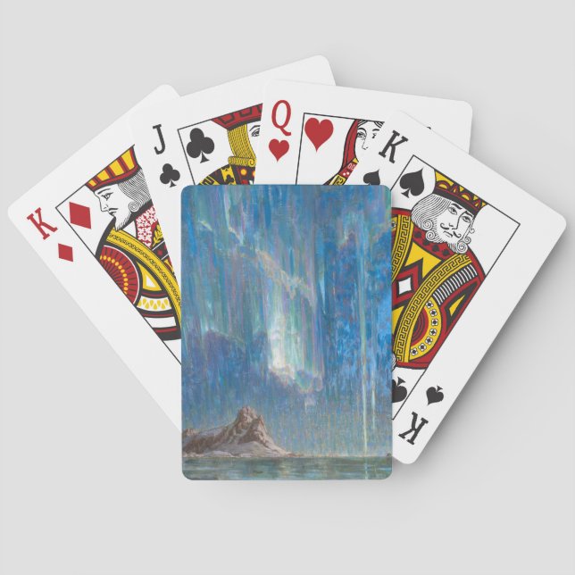 Nordlichter aus Nordnorwegen (Aurora) Spielkarten (Rückseite)