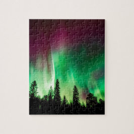 Nordlichter der Aurora borealis