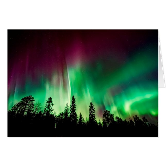 Nordlichter der Aurora borealis (Vorderseite (Horizontal))
