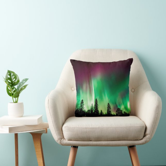 Nordlichter der Aurora borealis Kissen (Stuhl )