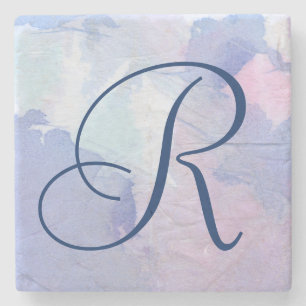 Nordlichter des Monogramm-  II Steinuntersetzer