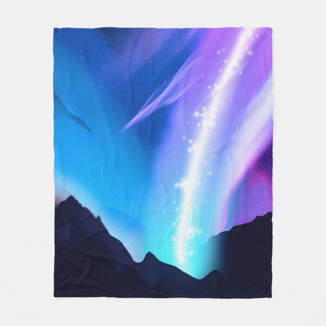 Nordlichter Fleecedecke (Vorderseite)