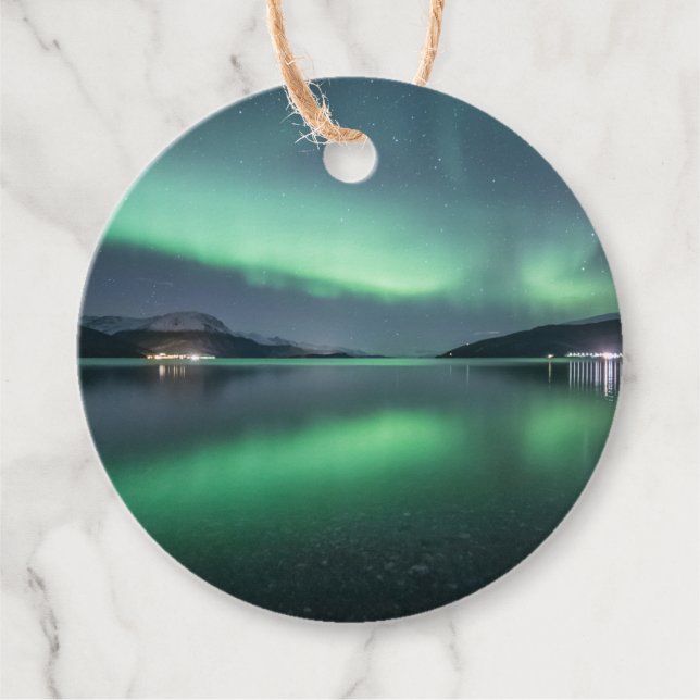 Nordlichter Geschenkanhänger (Vorderseite)