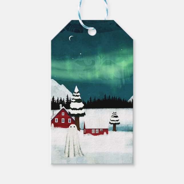 Nordlichter Geschenkanhänger (Vorderseite)