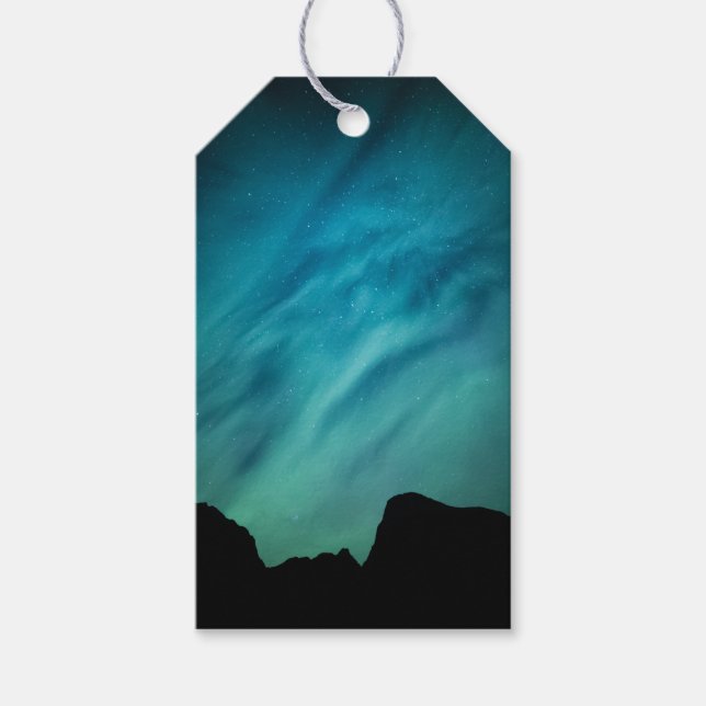 Nordlichter Geschenkanhänger (Vorderseite)