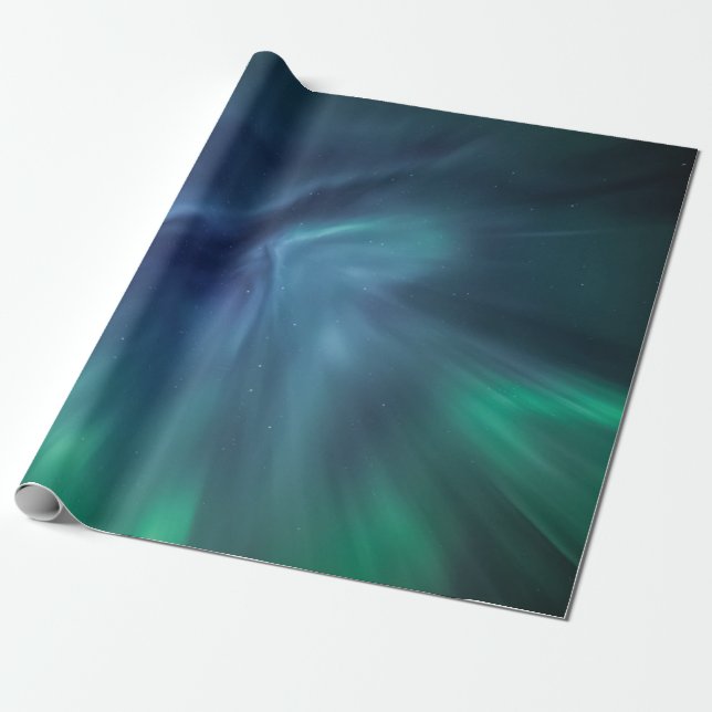 Nordlichter Geschenkpapier (Ungerollt)