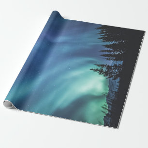 Nordlichter Geschenkpapier