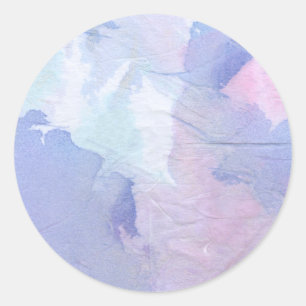 Nordlichter II Runder Aufkleber