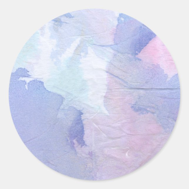 Nordlichter II Runder Aufkleber (Vorderseite)