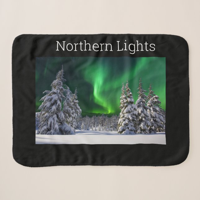 Nordlichter im Winter Sherpadecke (Vorderseite (Horizontal))