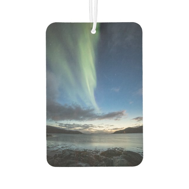 Nordlichter in Norwegen Autolufterfrischer (Rückseite)
