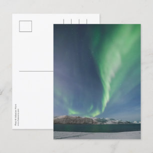 Nordlichter in Norwegen Postkarte
