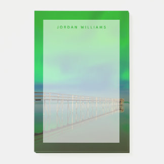 Nordlichter | Lake Winnipeg Kanada, Manitoba Post-it Klebezettel