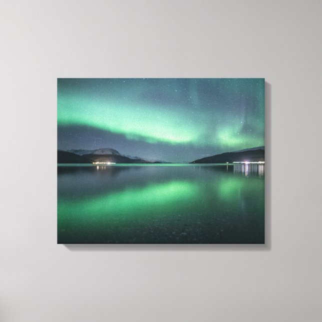 Nordlichter Leinwanddruck (Vorderseite)