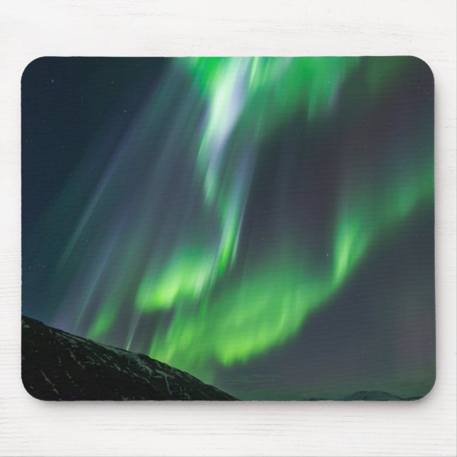 Nordlichter leuchten | Nordirland Mousepad (Vorne)